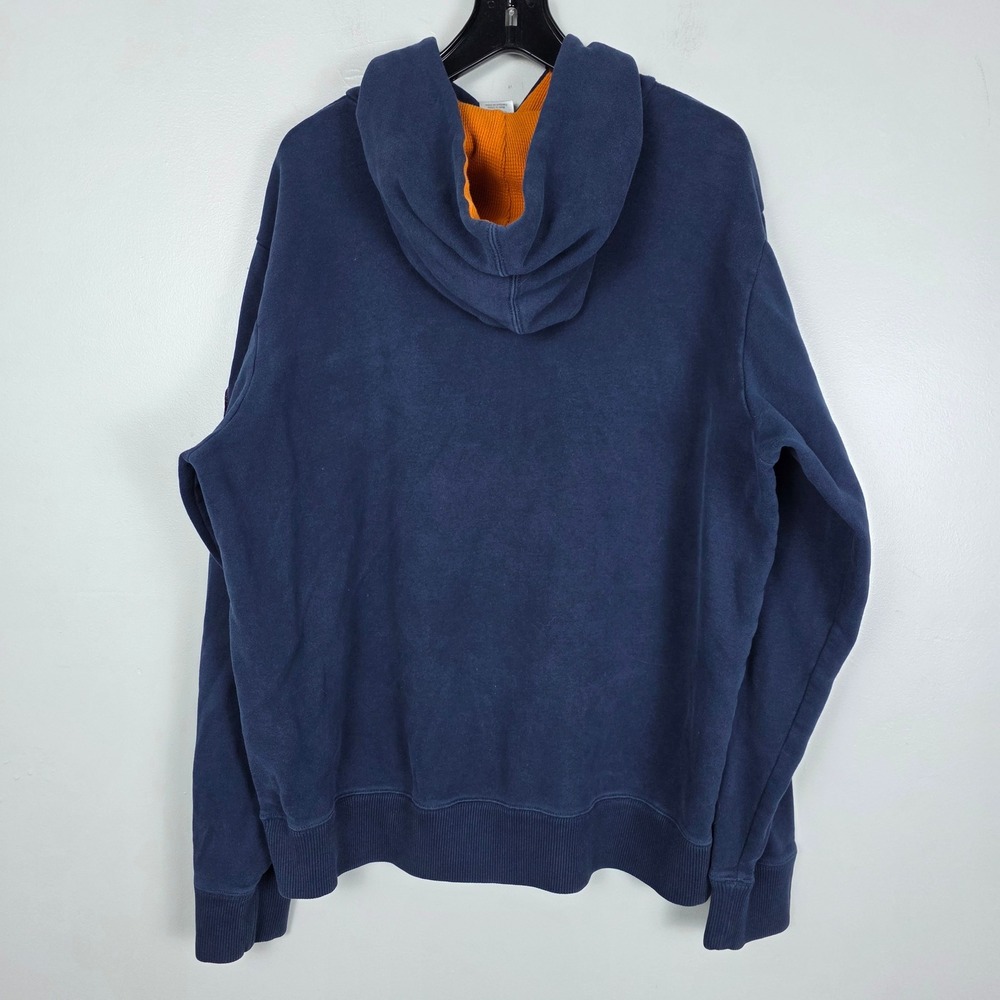 The North Face Trans Antarctica Expedition 90 Navy Orange Hoodie Mens XL - Picture 2 of 8